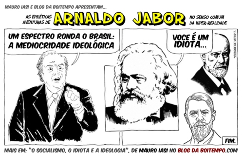 14.01.22_Mauro Iasi_O socialismo o idiota e a ideologia_charge_blog da boitempo